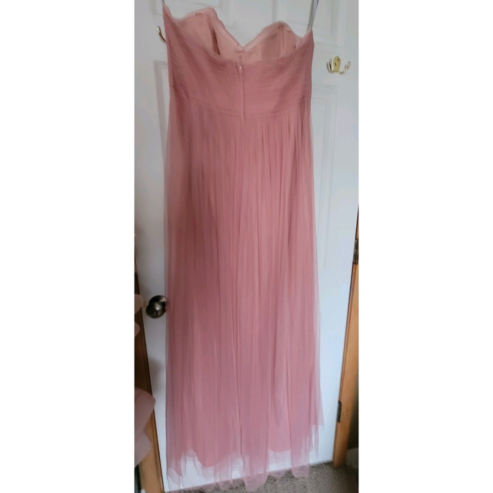 Blush Tulle Maxi Dress Size 18 Formal Prom Bridesmaid Wedding Guest Cottagecore - Picture 6 of 10